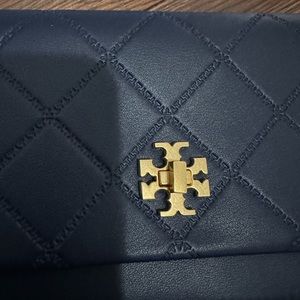 Tory Burch small crossbody bag (navy & gold)